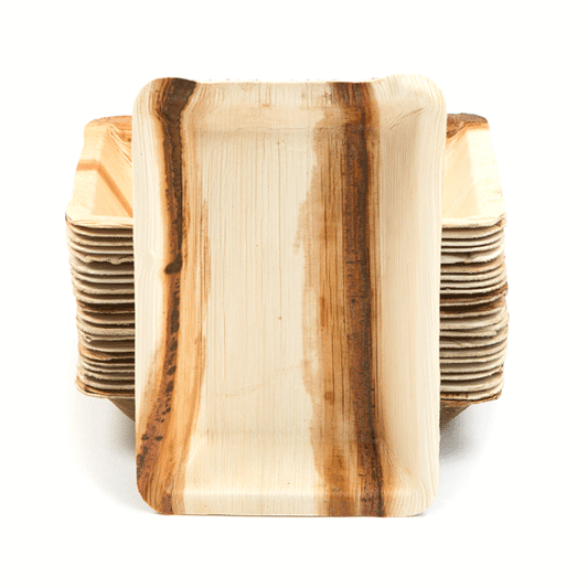 Palm Leaf 8" rectangle plate