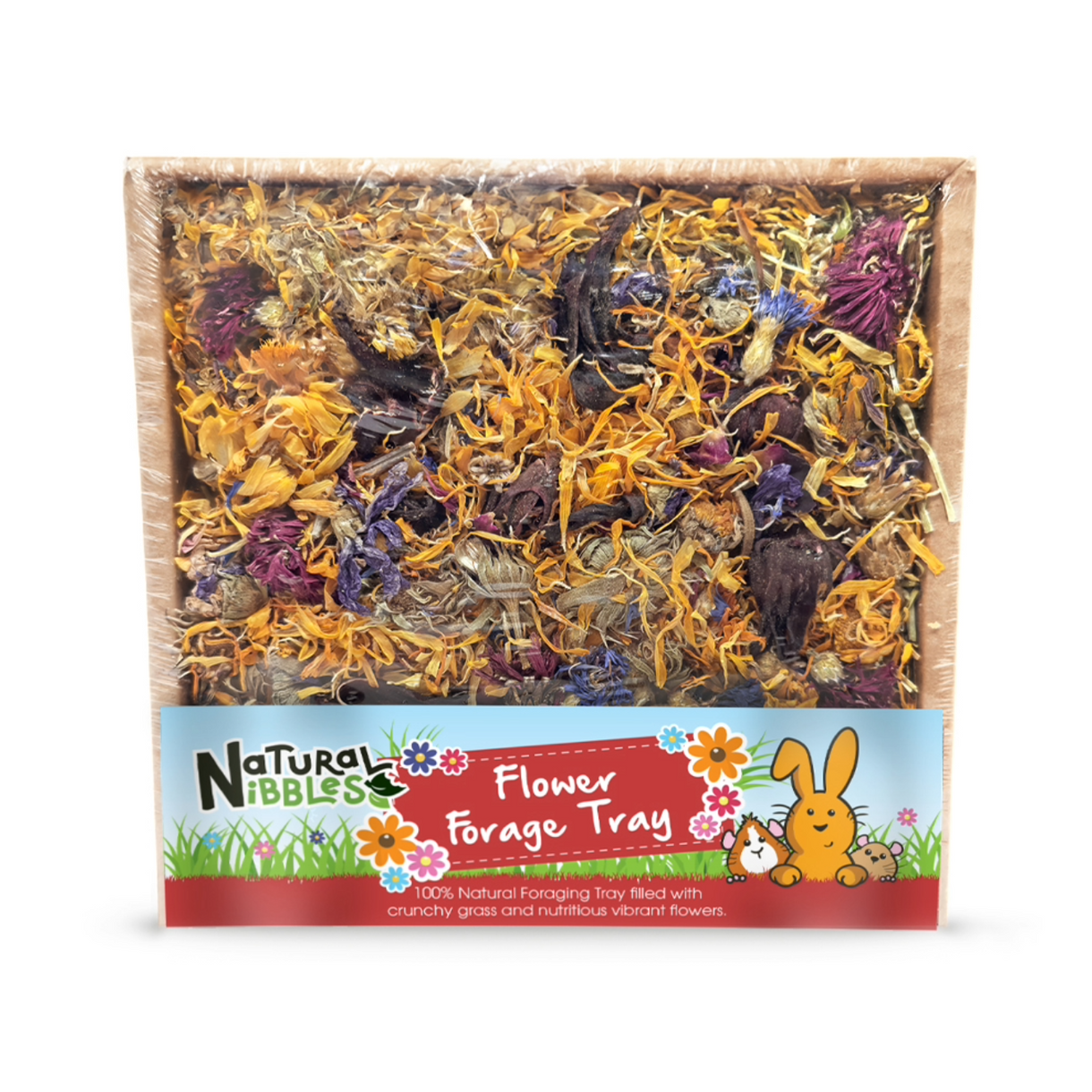 Natural Nibbles Flower Forage Tray 70g
